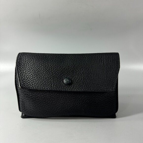 Celine Handbags - Authentic Celine Paris Black Leather Pouch